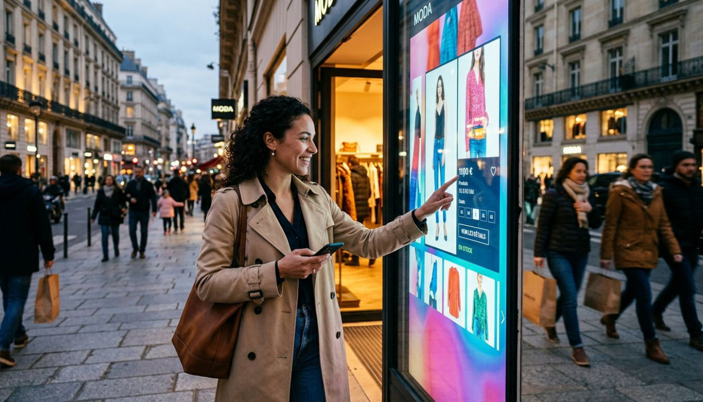Ces vitrines connectées transforment-elles vraiment l'expérience d'achat ?